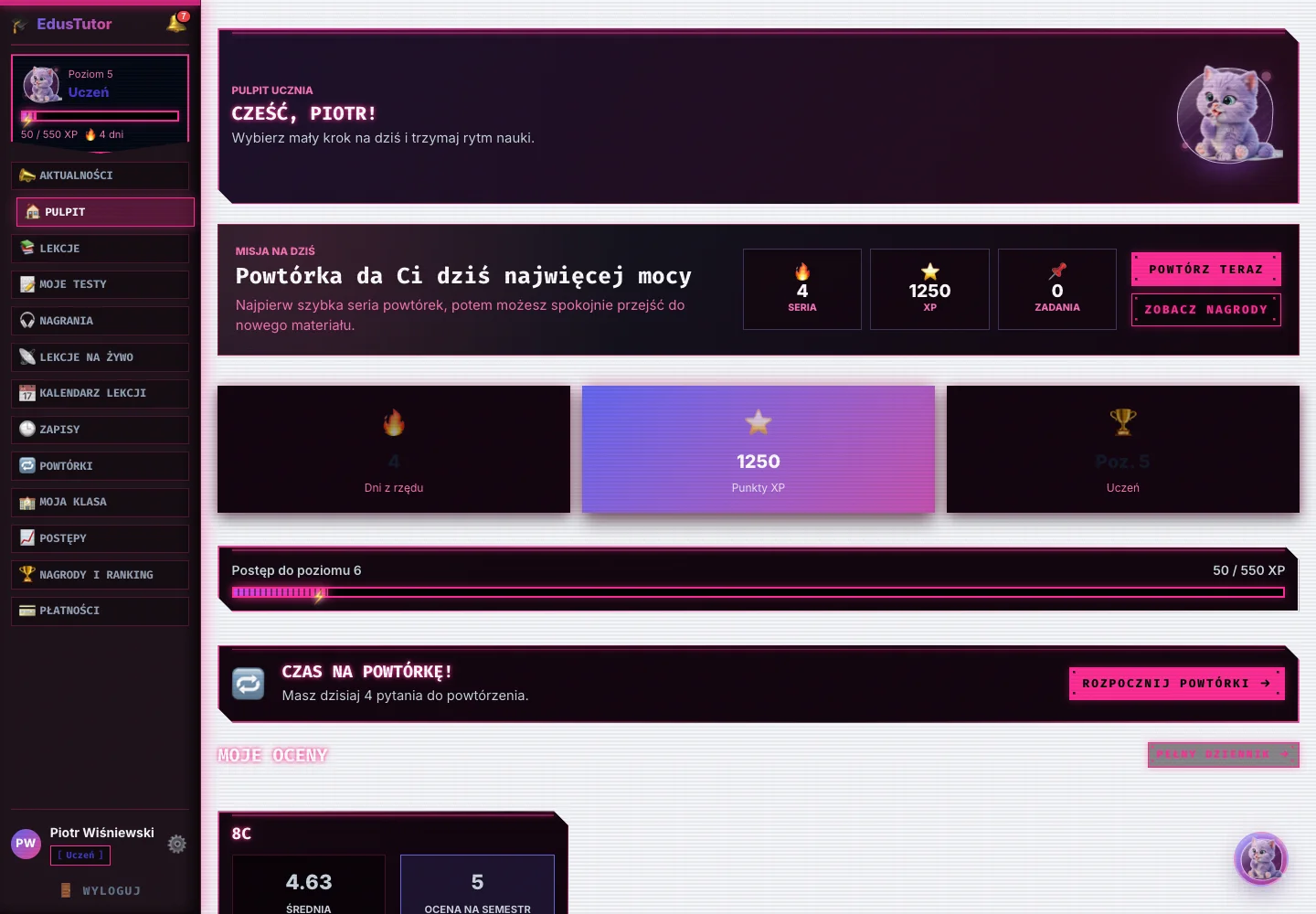 Edus Tutor — Website-Vorschau